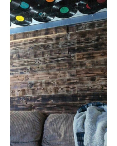 Scorched Reclaimed Wood
