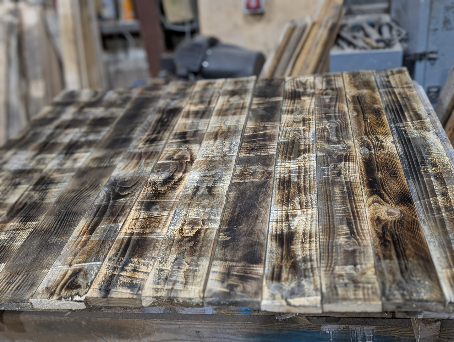 Unique Distressed Wall Panels Planks Special Prepared 1 sqm