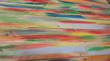 Retro Rustic Hand Crafted Coloured Planks  1sqm