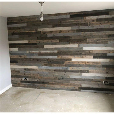 Rustic Painted Weathered Grey Wood Planks - 1SQM - Anpio woods ltd