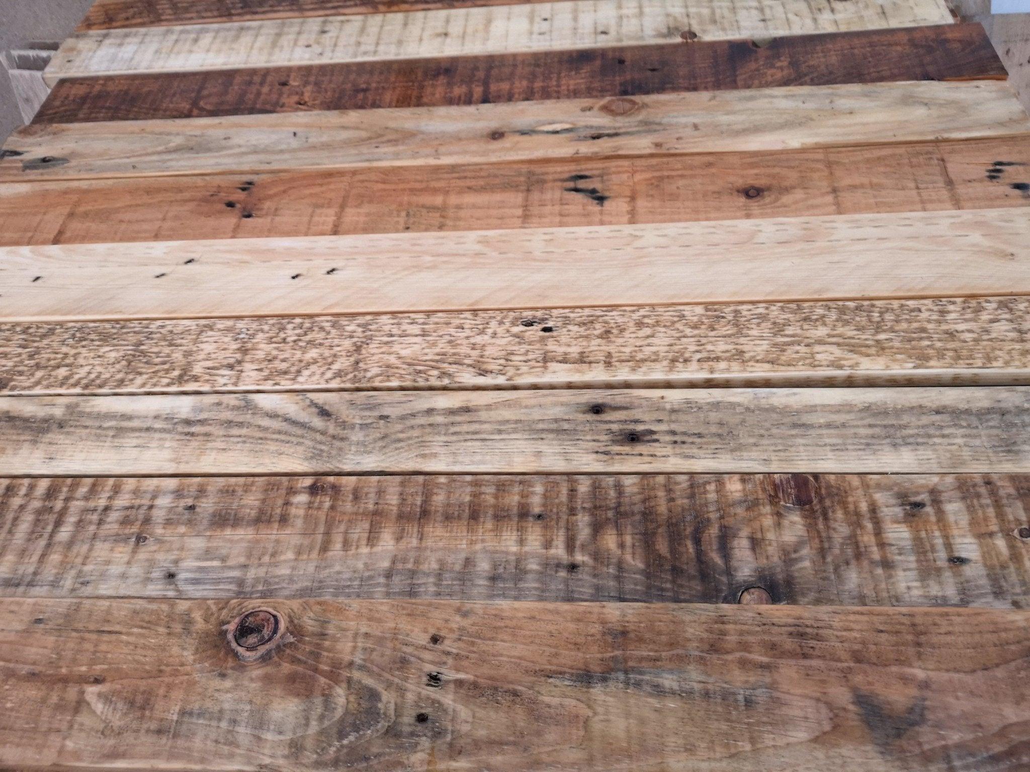 Rustic Reclaimed Wood Cladding 1 sqm Authentic Wood Grain